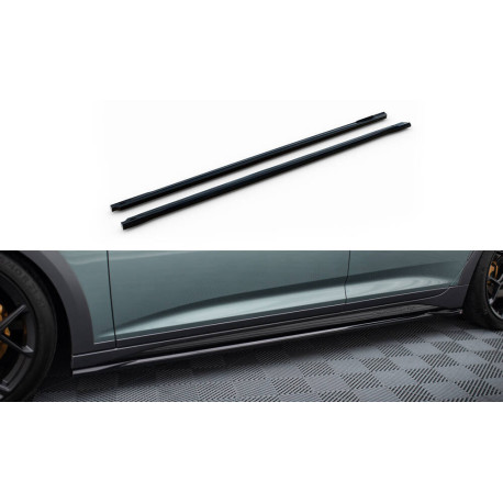 Body kitek és vizuális kiegészítők MAXTON DESIGN küszöb toldatok Audi A6 Allroad C8-hoz, fényes fekete | race-shop.hu