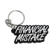Kulcstartók PVC rubber keychain "Financial Mistake" | race-shop.hu