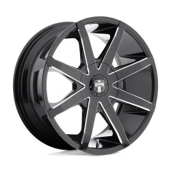 DUB S109 PUSH felni 22x9.5 6X135/6X139.7 87.1 ET25, Fényes fekete