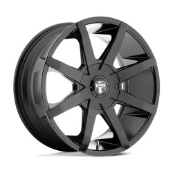 DUB S110 PUSH felni 22x9.5 6X135/6X139.7 87.1 ET25, Fényes fekete