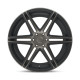 Alufelnik DUB DUB S123 SKILLZ felni 24x10 6X139.7 78.1 ET30, Matt fekete | race-shop.hu