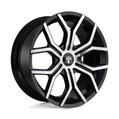 Alufelnik DUB DUB S209 ROYALTY felni 22x9.5 6X120/6X132 74.5 ET30, Fényes machined | race-shop.hu