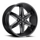 Alufelnik Foose Foose F162 SLIDER felni 22x9.5 6X139.7 78.1 ET30, Fényes fekete | race-shop.hu