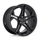 Alufelnik Foose Foose F169 IMPALA felni 20x10.5 5X114.3 72.56 ET40, Fényes fekete | race-shop.hu