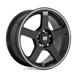 Motegi MR116 FS5 felni 18x8 5X105/5X114.3 72.56 ET45, Fényes fekete