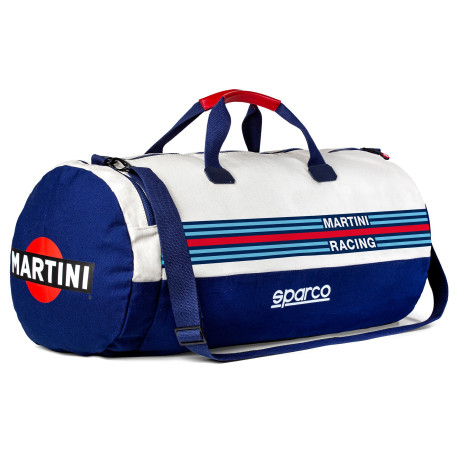 Táskák, pénztárcák SPARCO MARTINI RACING Sports Bag - White/Blue | race-shop.hu