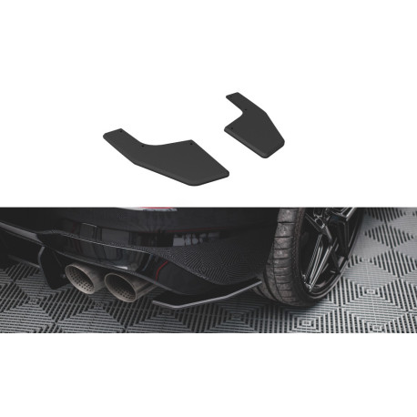 Body kitek és vizuális kiegészítők MAXTON DESIGN Street Pro hátsó oldalsó splitterek Volkswagen Golf R Mk8-hoz, fekete | race-shop.hu
