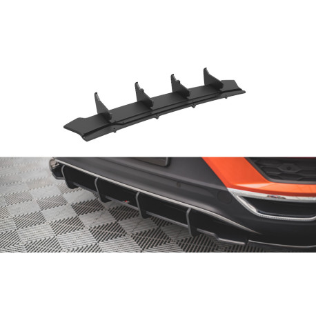 Body kitek és vizuális kiegészítők MAXTON DESIGN Street Pro hátsó diffúzor Volkswagen T-Roc Mk1-hez, fekete | race-shop.hu