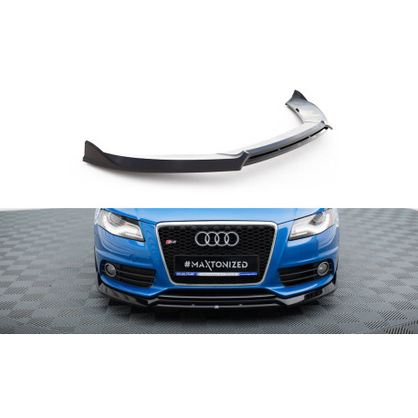 Body kitek és vizuális kiegészítők Első splitter V3 Audi S4 / A4 S-Line B8 | race-shop.hu