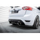 Body kitek és vizuális kiegészítők Központi hátsó splitter (függőleges sávokkal) Ford Kuga ST Mk1 | race-shop.hu