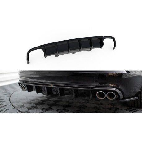 Body kitek és vizuális kiegészítők Hátsó diffúzor Audi A6 Avant C7 (Mindkét oldalon kettős kipufogóval ellátott változat) | race-shop.hu