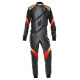 Overálok FIA gyerek gokart overál OMP KS-X ART, fekete/sárga/piros | race-shop.hu