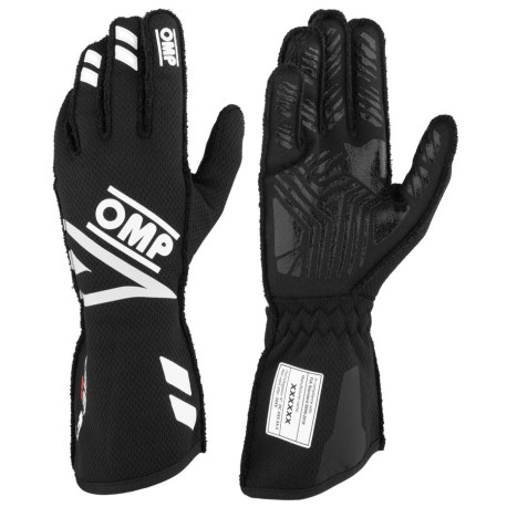 Kesztyűk FIA versenykesztyű OMP ONE EVO FX (külső varrás), fekete | race-shop.hu