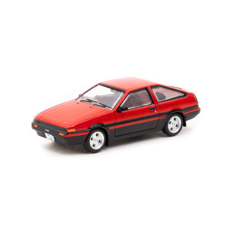 Car models J-COLLECTION 1/64 autó modell Toyota Sprinter Trueno (AE86) | Piros/Fekete | race-shop.hu