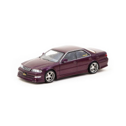 TARMAC WORKS autó modell 1/64 Toyota Mark II JZX100 Vertex | Lila metál