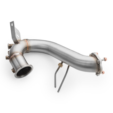 Down pipe, dump pipe RACES downpipe AUDI A4 A5 A6 A7 A8 Q5 - 3.0 TDI-hez, 76 mm | race-shop.hu