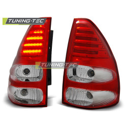 TOYOTA LAND CRUISER 120 03-09 VÖRÖS FEHÉR LED