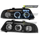 Világítás FÉNYSZÓRÓ ANGEL EYES FEKETE AUDI A4 01.99-09.00 | race-shop.hu
