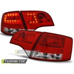 LED HÁTSÓ LÁMPÁK PIROS FEHÉR AUDI A4 B7 11.04-03.08 AVANT