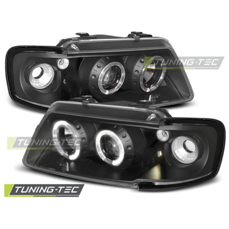 Világítás FÉNYSZÓRÓ ANGEL EYES FEKETE AUDI A3 8L 08.96-08.00 | race-shop.hu