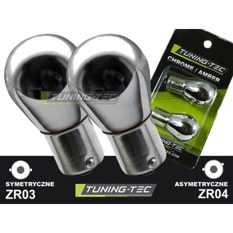 Izzók és xenonlámpák IRÁNYJELZŐ IZZÓK KRÓM SZIMETRIKUS, PY21W, BA15S | race-shop.hu