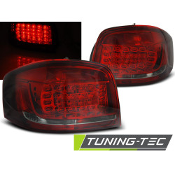 LED HÁTSÓ LÁMPÁK PIROS FÜSTSZÍNű AUDI A3 08-12