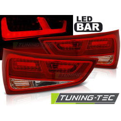 LED HÁTSÓ LÁMPÁK PIROS FEHÉR fits. AUDI A1 2010-12.2014