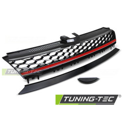 Hűtőrács SPORT FEKETE PIROS VW GOLF 7 13-17