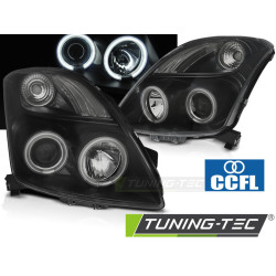 SUZUKI SWIFT 05.05-10 CCFL ANGEL EYES FEKETE