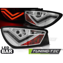 LED BAR HÁTSÓ LÁMPÁK KRÓM SEAT IBIZA 6J 3D 06.08-12