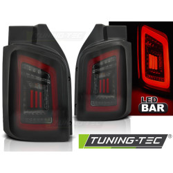 LED BAR HÁTSÓ LÁMPÁK FÜSTSZÍNű FEKETE PIROS VW T5 04.03-09 / 10-15