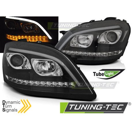 Világítás FÉNYSZÓRÓ Csőfény FEKETE SEQ MERCEDES W164 ML M-KLASA 05-07 | race-shop.hu