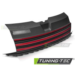 Hűtőrács FEKETE PIROS VW T6 15-19
