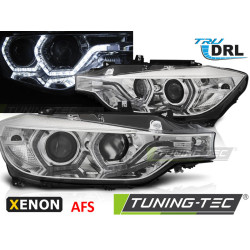 XENON FÉNYSZÓRÓ ANGEL EYES LED DRL KRÓM AFS BMW F30/F31 10.11 - 05.15