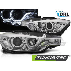 FÉNYSZÓRÓ ANGEL EYES LED DRL KRÓM BMW F30/F31 LCI 15-18