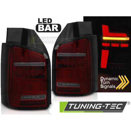 Világítás VW T5 04.03-09 PIROS FÜSTSZÍNű FULL LED SEQ IRÁNYJELZő | race-shop.hu