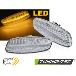 OLDALSÓ IRÁNYJELZő A TÜKÖRBEN FEHÉR LED SEQ PEUGEOT 207 308 3008 5008 CITROEN C3 C4 C5