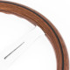 Kormányok 3 küllős sportkormány Nardi Classic ND36 Inlay, 360mm, fa, 40mm mélység, barna/ezüst/fekete | race-shop.hu