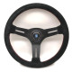 Kormányok 3 küllős sportkormány Nardi Competition, 330mm, velúr, 40mm mélység, fekete | race-shop.hu