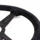 Kormányok 3 küllős sportkormány Nardi Classic ND34, 340mm, velúr, 40mm mélység, fekete | race-shop.hu