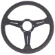 Kormányok 3 küllős sportkormány Nardi Classic ND34, 340mm, bőr, 40mm mélység, fekete | race-shop.hu