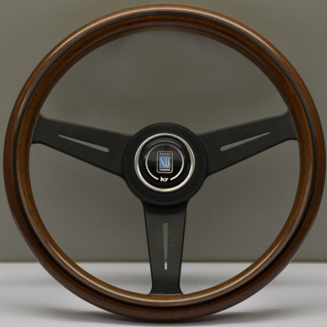 Kormányok 3 küllős sportkormány Nardi Classic ND33, 330mm, fa, 40mm mélység, barna/fekete | race-shop.hu