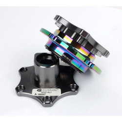 NRG SFI KEY WAY gyorskioldású kormány-redukció - páncélmetál/neokróm