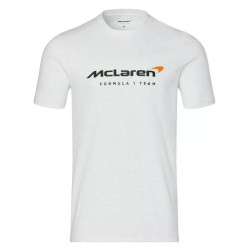 McLaren F1 Mens Core Essentials Logo Póló, fehér