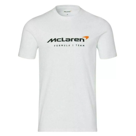 Pólók McLaren F1 Mens Core Essentials Logo Póló, fehér | race-shop.hu