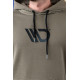 Pulóverek és kabatok MAXTON Design férfi kapucnis pulóver, khaki | race-shop.hu