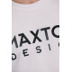 Pólók MAXTON Design férfi póló, fehér | race-shop.hu