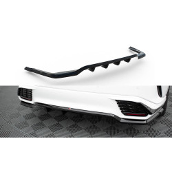 MAXTON DESIGN hátsó splitter Lexus RX F-Sport Mk5-höz (függőleges sávokkal), fényes fekete