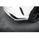 Body kitek és vizuális kiegészítők Hátsó splitter (függőleges sávokkal) Lexus RX F-Sport Mk5 | race-shop.hu