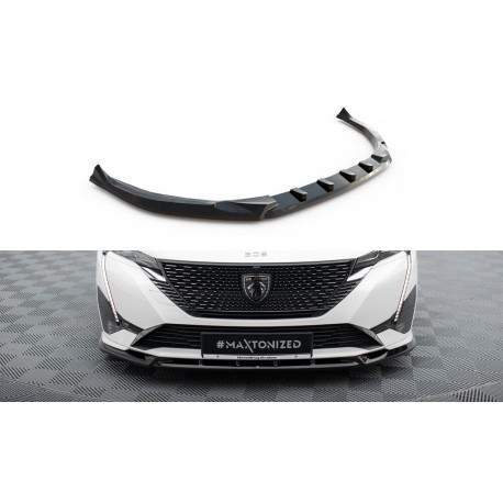 Body kitek és vizuális kiegészítők MAXTON DESIGN első splitter Peugeot 308 GT Mk3-hoz, fényes fekete | race-shop.hu
